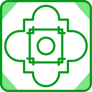 Döşeme. Web simgesi basit illüstrasyon