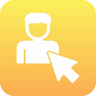 Seçili web simgesi vektör illüstrasyonu