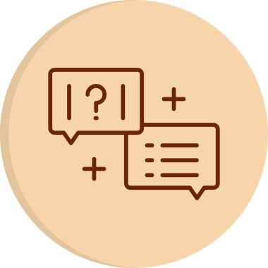 Quiz web simgesi vektör illüstrasyonu