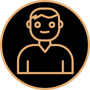 Kullanıcı Hesabı web simgesi basit illüstrasyon