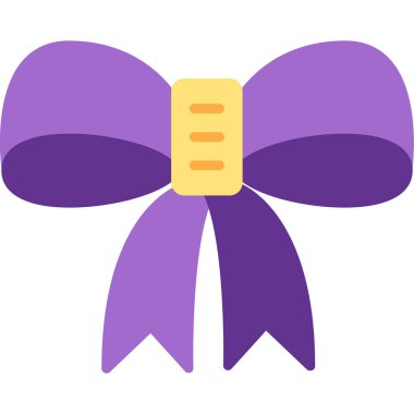 Kurdele yayı. Web simgesi basit illüstrasyon 