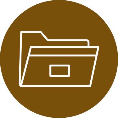 Dosya. Web simgesi basit illüstrasyon 