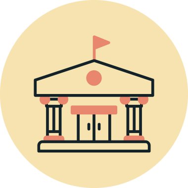 Sütun oluşturma simgesi, vektör illüstrasyonu