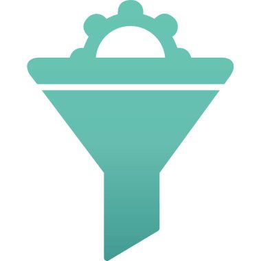 Vektör illüstrasyon Huni ağ simgesi 