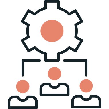 Bir grup insanın vektör çizimi, Takım Yönetimi