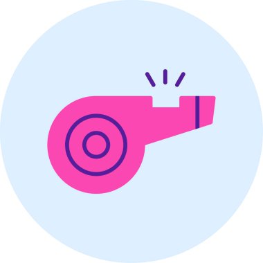 Web tasarımı için ıslık simgesi, vektör illüstrasyonu 