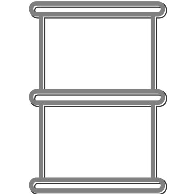 Petrol varili ikonu. Web simgesi vektör illüstrasyonu