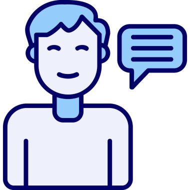 Tavsiye Ağı simgesi basit illüstrasyon