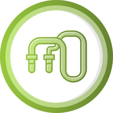 Halat düzlüğü simgesi, vektör illüstrasyonu 