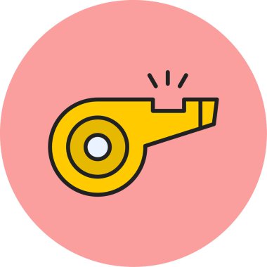 Web tasarımı için ıslık simgesi, vektör illüstrasyonu 