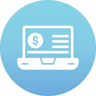 Eğilim biçimi izole edilmiş arka planda mali simge 