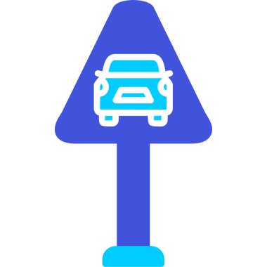 Trafik işareti simgesi Web illüstrasyonu