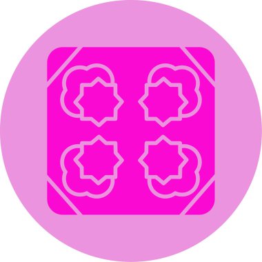 Döşeme. Web simgesi basit illüstrasyon