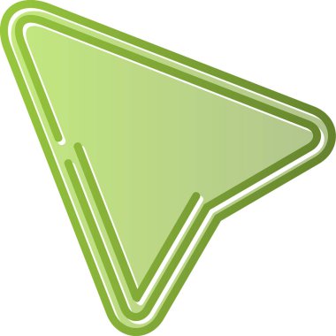 Pointer simgesi ögesinin vektör illüstrasyonu 