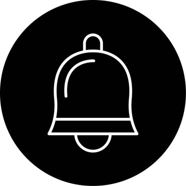 çan web simgesi, vektör çizim 