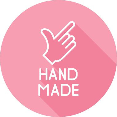 El yapımı tabela, basit illüstrasyon.