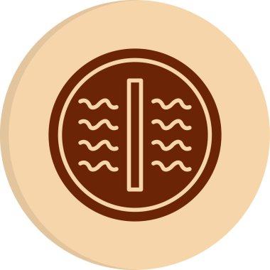 Solunabilir olmayan Kumaş Ağı simgesi, vektör illüstrasyonu