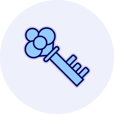 Anahtar. Web simgesi basit illüstrasyon 