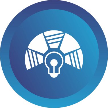 Donut Çizelgesi simgesinin vektör çizimi 