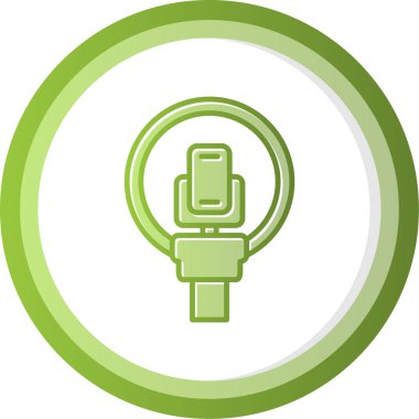 kablosuz şarj simgesi, vektör illüstrasyonu basit tasarım