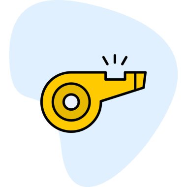 Web tasarımı için ıslık simgesi, vektör illüstrasyonu 