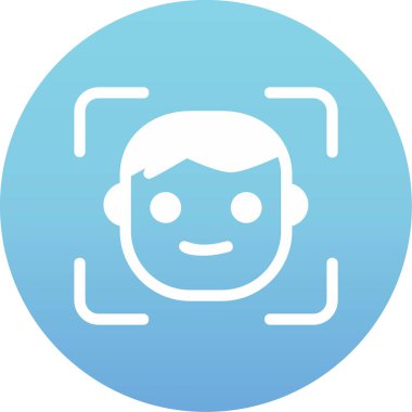 avatar erkek kullanıcı simgesi, yüz kimliği 