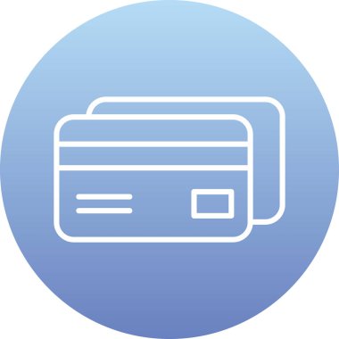 Kredi kartı iyonunun vektör çizimi