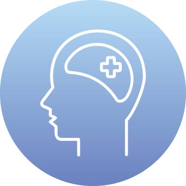 Klinik Psikoloji vektör çizimi tasarımı