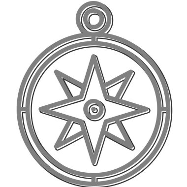 Pusula simgesi vektör resimlemesi 