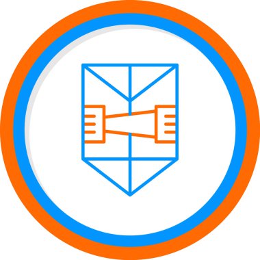 Prizma. Web simgesi basit illüstrasyon                 