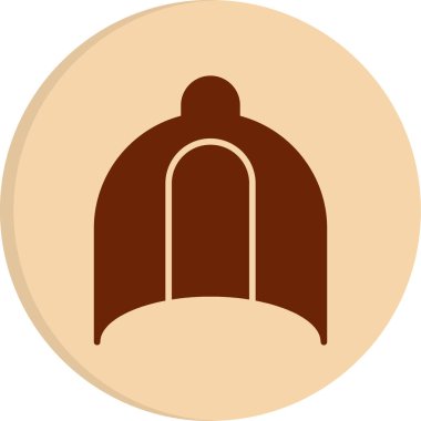 kapsül simgesi, vektör illüstrasyonu basit tasarım