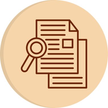 belge dosya simgesi düz biçimli 