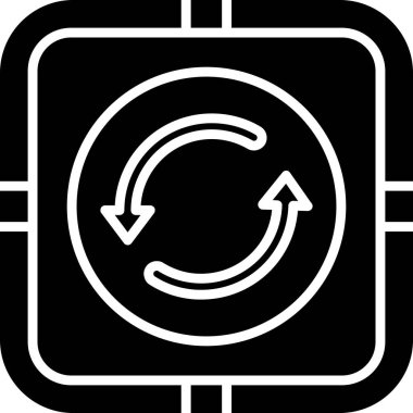 Web simgesi, vektör illüstrasyonunu tekrarla