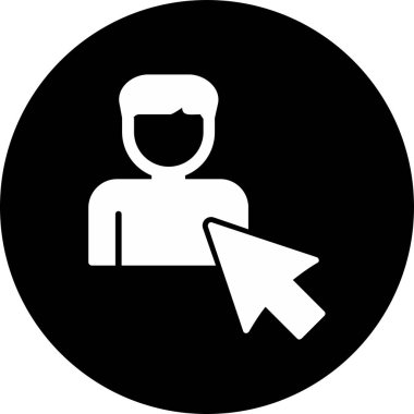 Seçili web simgesi vektör illüstrasyonu