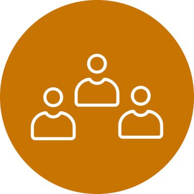 Adaylar web simgesi vektör illüstrasyonu 