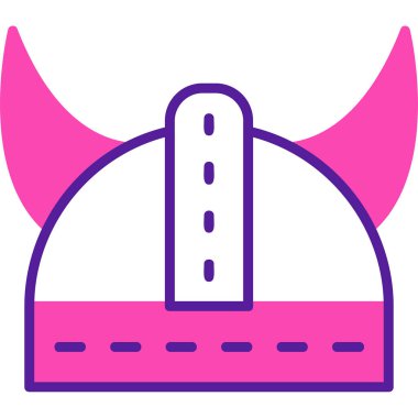 Kask simgesi vektör illüstrasyonu 