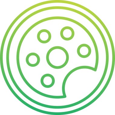 Palet simgesini boya, vektör illüstrasyonu