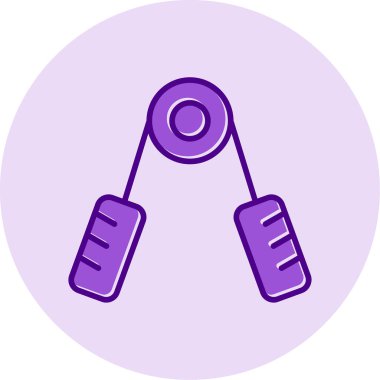 El Kavrama Ağı simgesi basit illüstrasyon