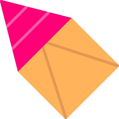 Prizma. Web simgesi basit illüstrasyon                 