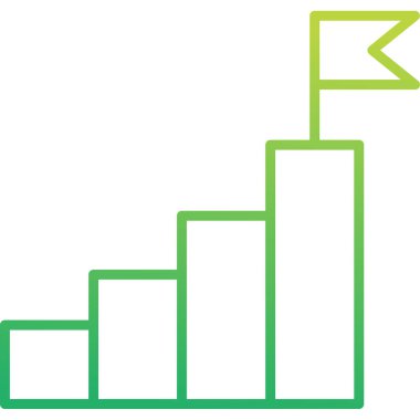 Grafik simgesi vektör illüstrasyonuna ulaşılıyor