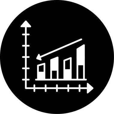 Kayıp grafik web simgesi, vektör illüstrasyonu