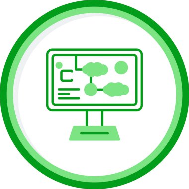 Meteoroloji ikonu ana hatları. vektör illüstrasyonu 