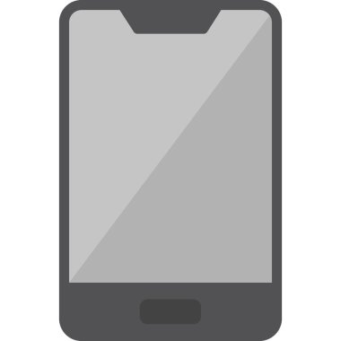 Cep telefonu simgesi, vektör illüstrasyonu 