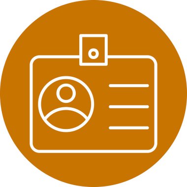 sürücü belgesi simgesi, vektör illüstrasyonu basit tasarım