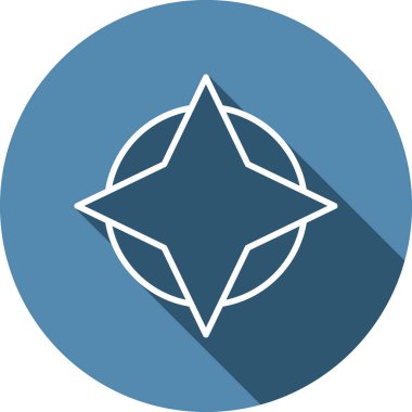 Ağaç folyosu. Web simgesi basit illüstrasyon