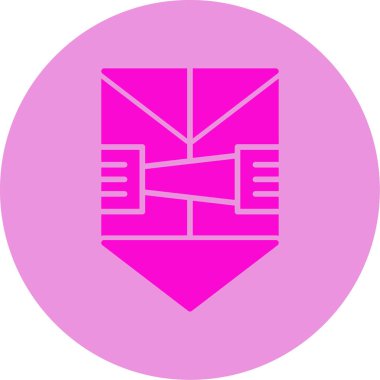 Prizma. Web simgesi basit illüstrasyon                 