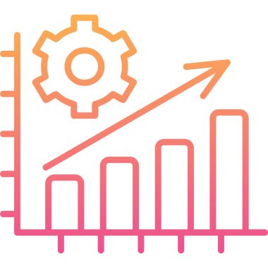  Üretim düzlüğü simgesi, vektör illüstrasyonu