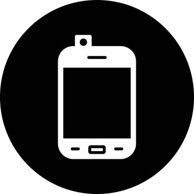 Smartphone web simgesi, vektör çizim 