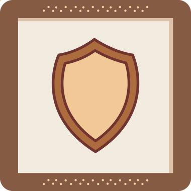 Ağ için koruma kalkanı vektör simgesi 