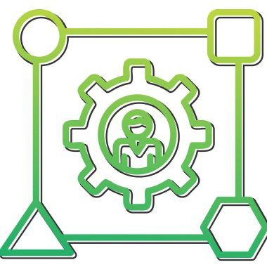 Adaptasyon simgesinin vektör illüstrasyonu